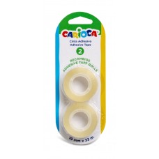 Carioca Blister Pack de 2 Cintas Adhesivas Transparentes -  Color Transparente